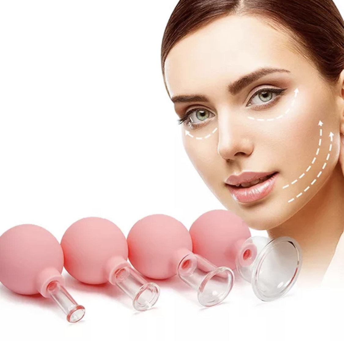 The Cupping Treatment - Perfect aid for Quartz Glow Lymphatic Facial Infusion